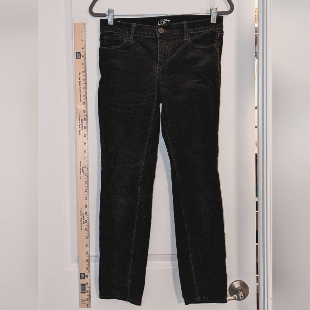Dark olive green skinny cords